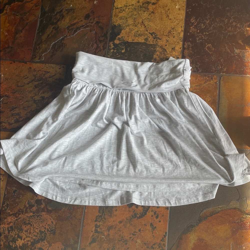 Primark Light Gray Skater Skirt (481)